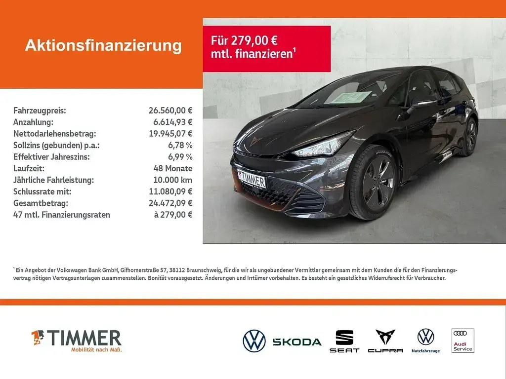 Gebraucht Cupra Born 150 kW (204 PS) 2023 Grau Kleinwagen