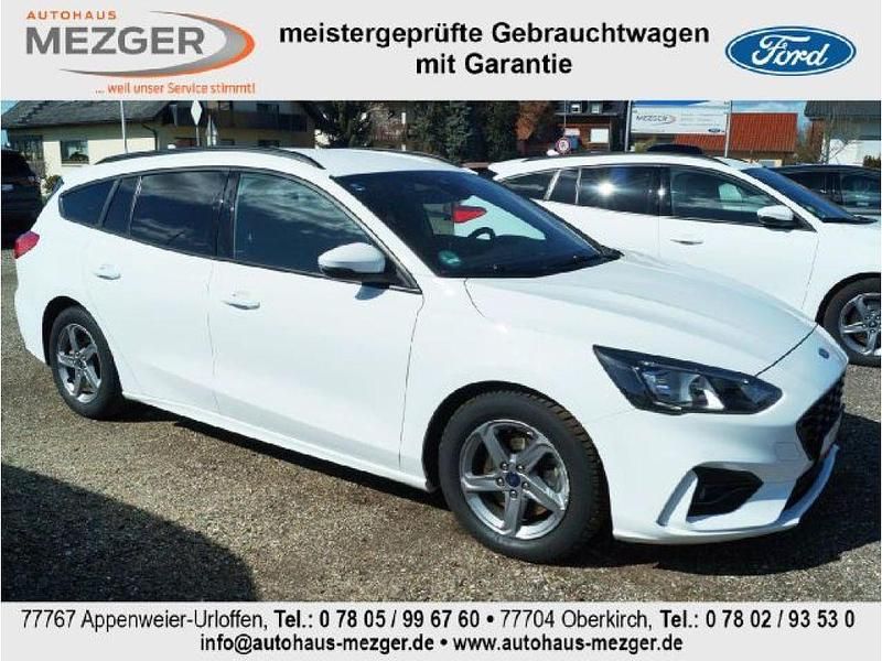 Gebraucht Ford Focus ST-Line 120 PS (88 kW) 2018 Weiß Kombi