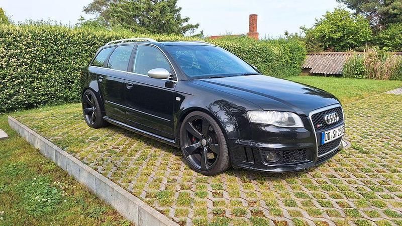 Schwarz Gebraucht 2008 Audi RS4 Ambiente Kombi | 22.990 € - Bild 1/4