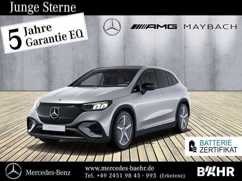 Lack hightechsilber Gebraucht 2024 Mercedes EQE300 AMG SUV | 65.850 € (Guter Preis) - Bild 1/4