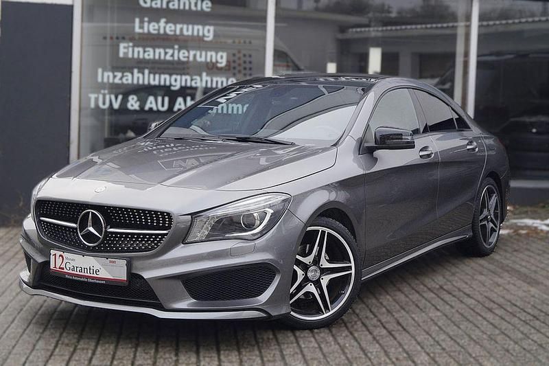 Grau Gebraucht 2014 Mercedes CLA200 AMG line Coupé | 17.490 € (Fairer Preis) - Bild 1/4