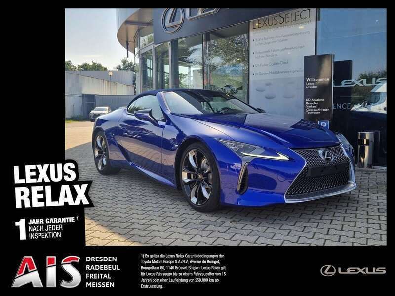 Flammblau / dach marineblau Neu 2024 Lexus LC 500 Cabrio | 104.990 € (Superpreis) - Bild 1/2