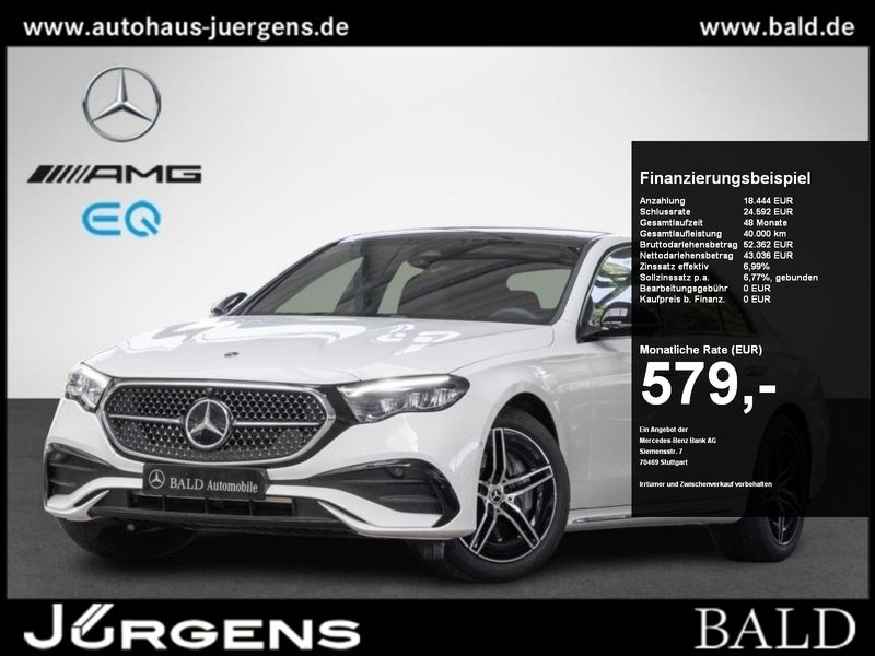 Polarweiß Gebraucht 2024 Mercedes E220 AMG Limousine | 55.640 € (Etwas zu teuer) - Bild 1/4