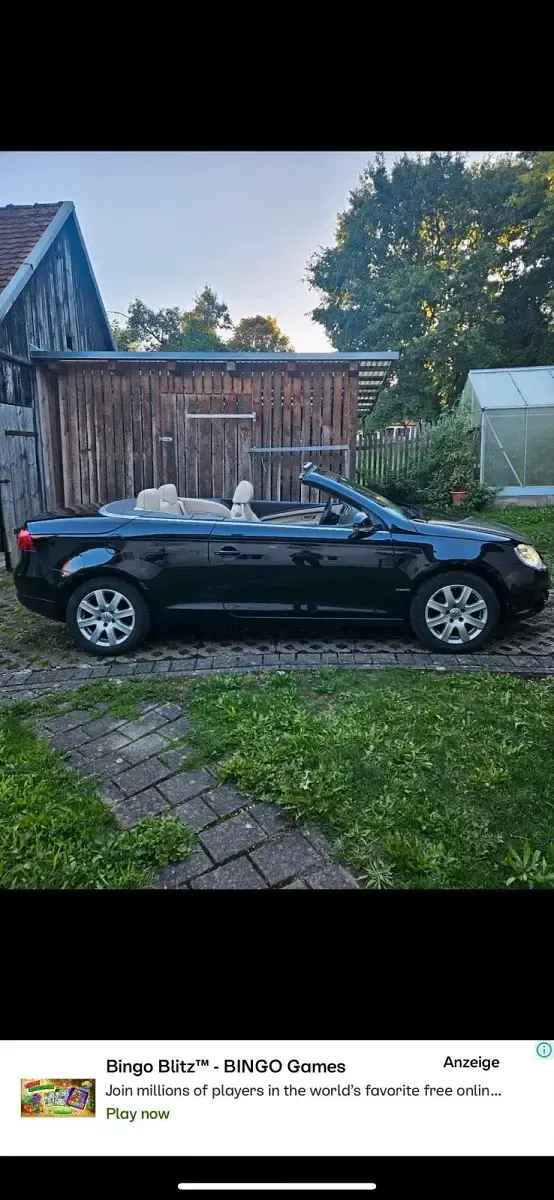 Gebraucht VW Eos 122 PS (89 kW) 2008 Schwarz Cabrio
