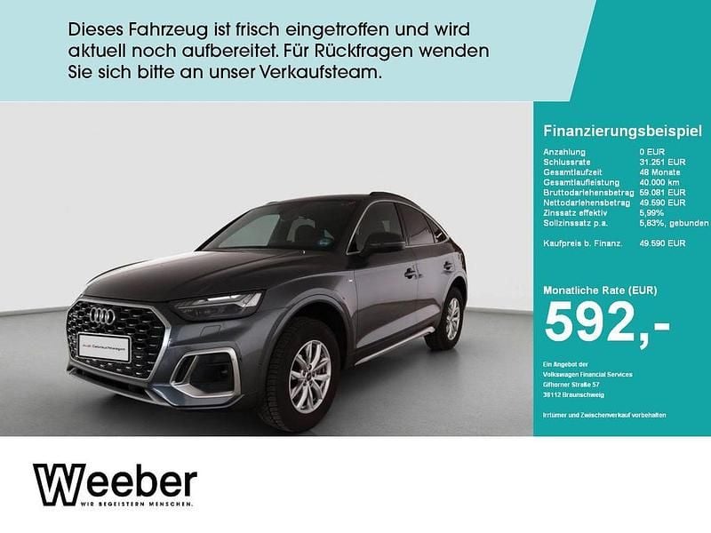 Grau Gebraucht 2025 Audi Q5 Sportback S-Line SUV | 49.590 € (Superpreis) - Bild 1/4