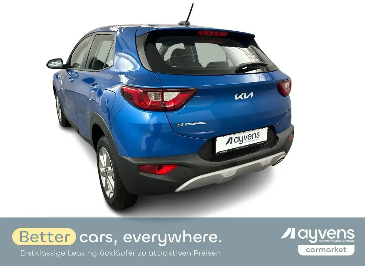Gebraucht Kia Stonic Edition 7 101 PS (74 kW) 2021 (spb) bathysblau met. SUV