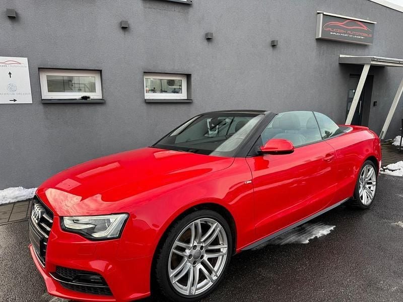 Gebraucht Audi A5 Cabriolet S-line plus 190 PS (139 kW) 2016 Rot Cabrio