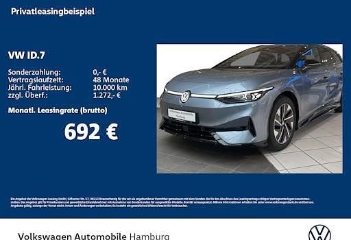 Neu VW ID.7 Pro 210 kW (286 PS) 2025 Blau Kombi