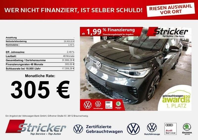 Gebraucht VW ID.4 GTX 219 kW (299 PS) 2022 Mangangrau metallic (metallic) SUV