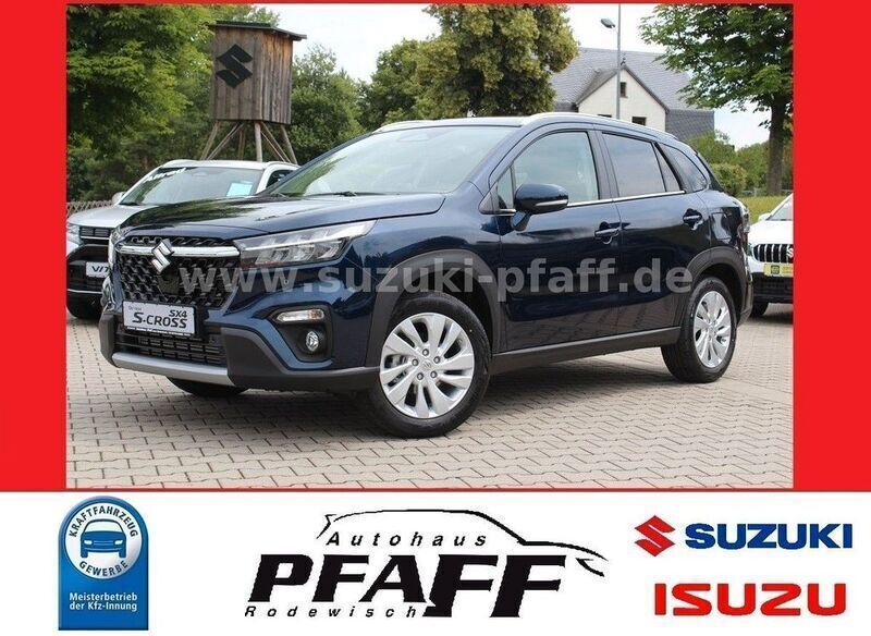 Blau Neu 2025 Suzuki SX4 S-Cross Comfort SUV | 32.895 € - Bild 1/4