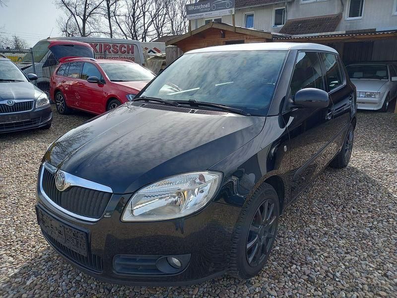 Gebraucht Skoda Fabia Ambiente 69 PS (50 kW) 2008 Schwarz Limousine