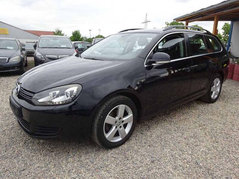 Schwarz Gebraucht 2011 VW Golf VI Comfortline Kombi | 4.200 € (Fairer Preis) - Bild 1/4
