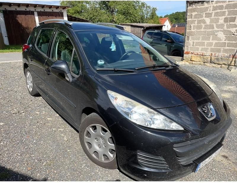 Schwarz Gebraucht 2010 Peugeot 207 Kombi | 1.000 € (Superpreis) - Bild 1/4