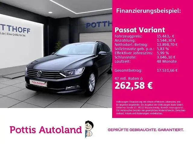 Gebraucht VW Passat Comfortline 150 PS (110 kW) 2018 Kombi