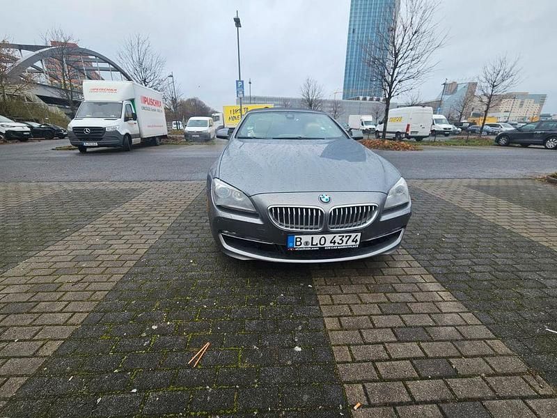 Silber Gebraucht 2013 BMW 650 Cabriolet Sport Line Cabrio | 16.400 € - Bild 1/4