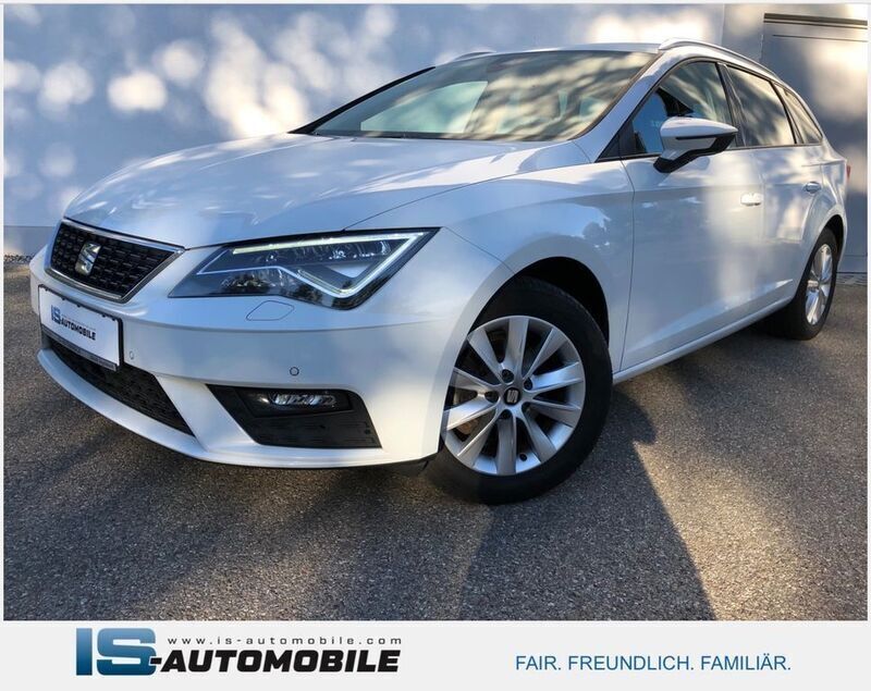 Weiß Gebraucht 2018 Seat Leon ST Style Kombi | 14.599 € (Fairer Preis) - Bild 1/4