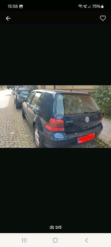 Gebraucht VW Golf IV 80 PS (58 kW) 2002 Blau Kleinwagen