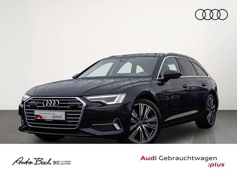 Blau (firmamentblau metallic) Gebraucht 2022 Audi A6 Sport Kombi | 34.770 € (Guter Preis) - Bild 1/4