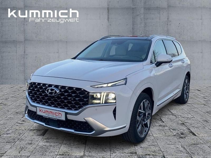 Weiß Gebraucht 2021 Hyundai Santa Fe Signature SUV | 37.490 € (Etwas zu teuer) - Bild 1/4