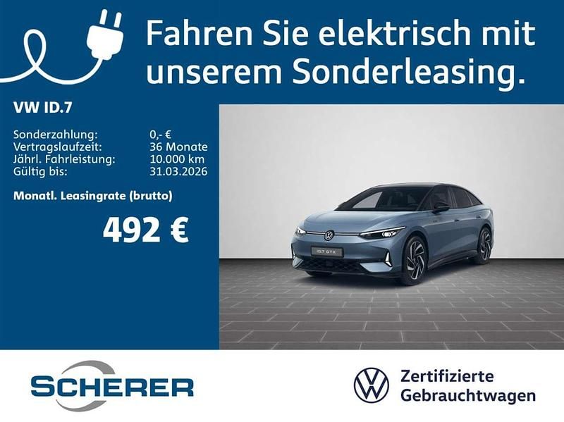 Gebraucht VW ID.7 GTX 250 kW (340 PS) 2025 Stonewashed blue metallic schwarz (metallic) Limousine
