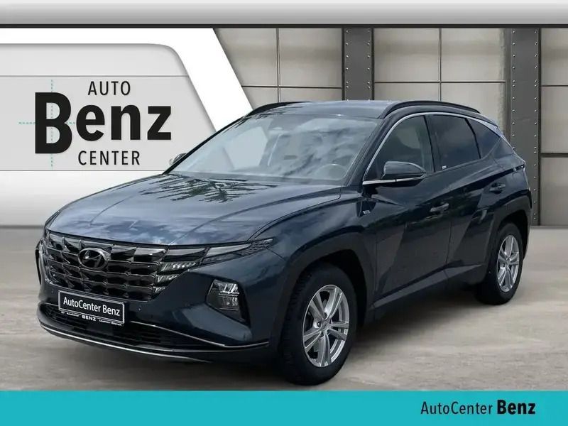 Blau Gebraucht 2021 Hyundai Tucson Select SUV | 26.990 € (Fairer Preis) - Bild 1/4