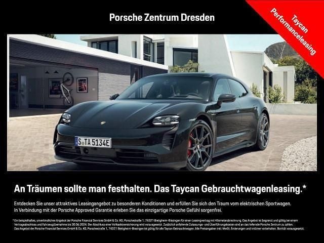 Tiefschwarzmetallic Gebraucht 2022 Porsche Taycan GTS Sport Turismo Limousine | 79.500 € (Superpreis) - Bild 1/4