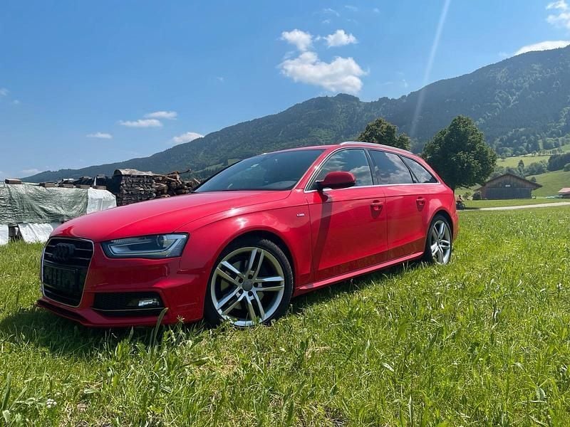 Rot Gebraucht 2013 Audi A4 S-Line Kombi | 14.200 € - Bild 1/4