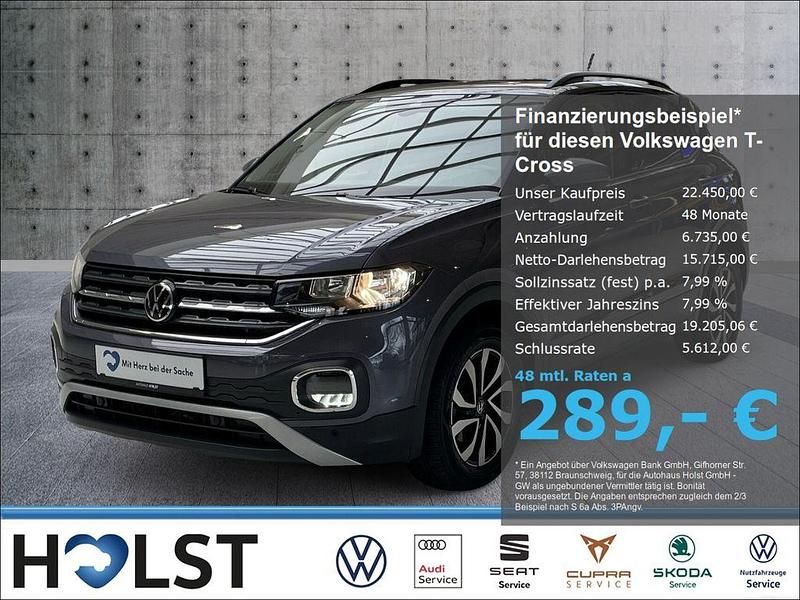 Grau Gebraucht 2021 VW T-Cross Active SUV | 22.450 € (Guter Preis) - Bild 1/4