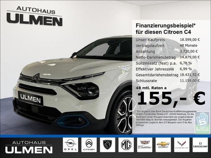 Gebraucht Citroën e-C4 Feel 100 kW (136 PS) 2023 Weiss Limousine