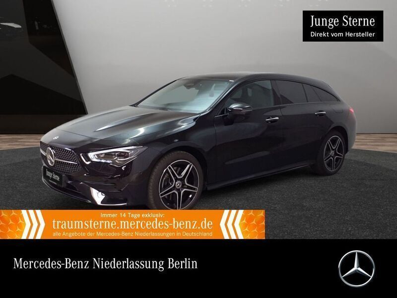 Schwarz Gebraucht 2024 Mercedes CLA250e Shooting Brake AMG Line Premium Plus Kombi | 35.990 € (Fairer Preis) - Bild 1/4