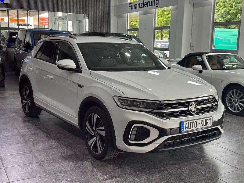 Pure white Gebraucht 2022 VW T-Roc R-line SUV | 25.650 € (Fairer Preis) - Bild 1/4
