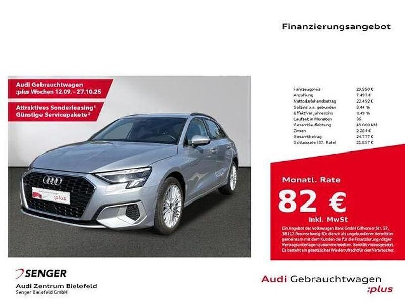 Weiß Gebraucht 2024 Audi A3 Ambiente Limousine | 29.990 € (Superpreis) - Bild 1/4