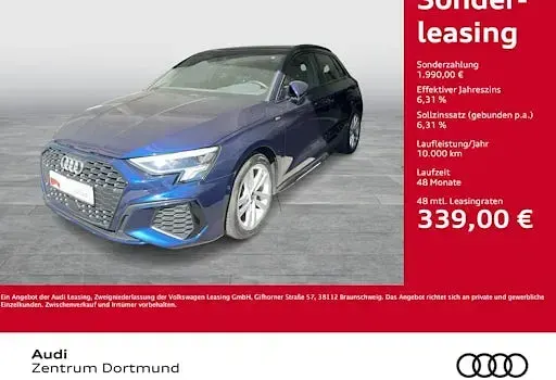 Używany Audi A3 S-Line 150 KM (110 kW) 2022 Sedan/Limuzyna
