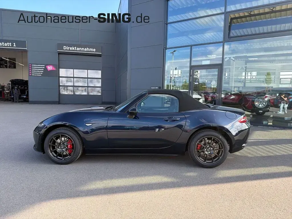 Neu Mazda MX5 Homura-Line 132 PS (97 kW) 2026 Blau Cabrio
