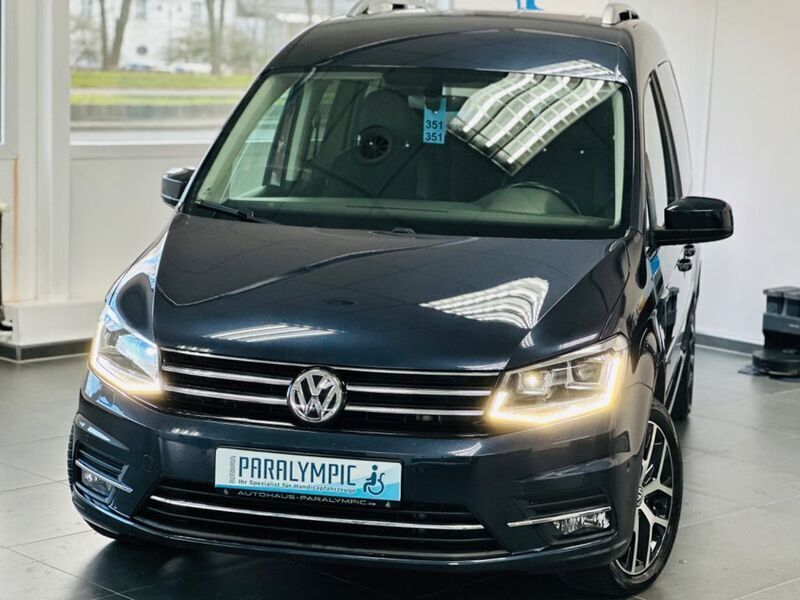 Gebraucht VW Caddy Highline 102 PS (75 kW) 2015 Starlight blue metallic Van / Kleinbus