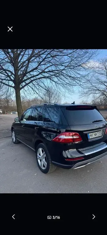 Gebraucht Mercedes ML250 204 PS (150 kW) 2012 Schwarz SUV