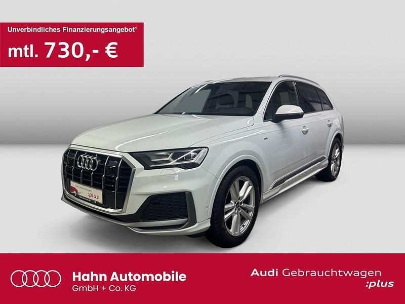 Weiß Gebraucht 2022 Audi Q7 S-Line SUV | 51.830 € (Guter Preis) - Bild 1/3