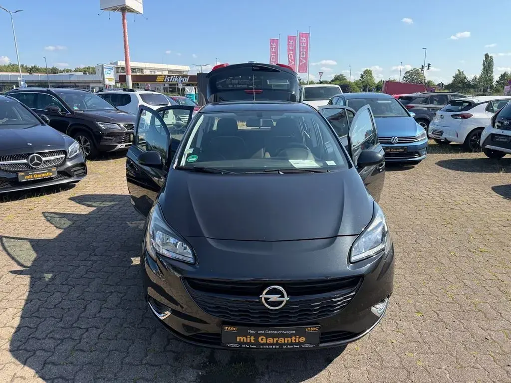 Gebraucht Opel Corsa Color Edition 69 PS (50 kW) 2015 Schwarz Kleinwagen