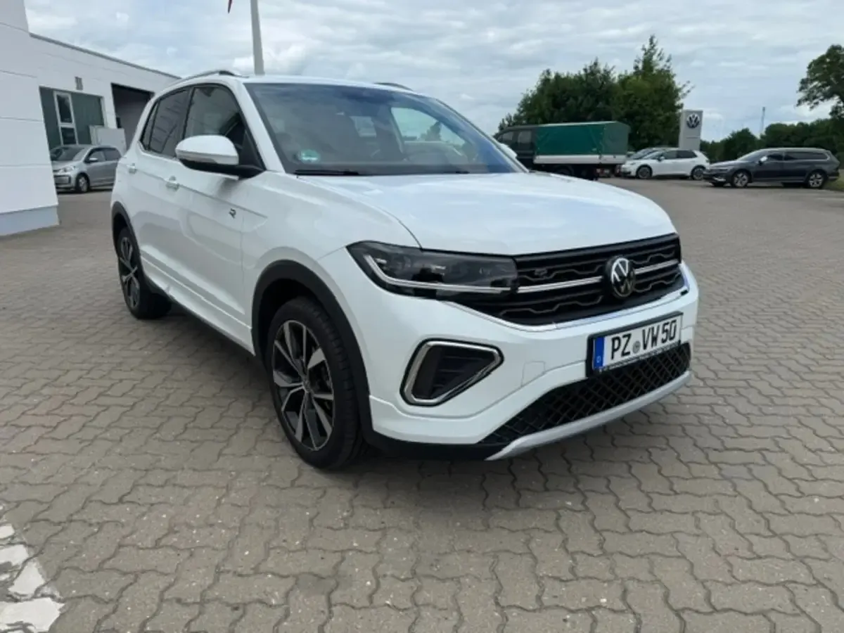 Gebraucht VW T-Cross R-line 116 PS (85 kW) 2024 Weiß SUV