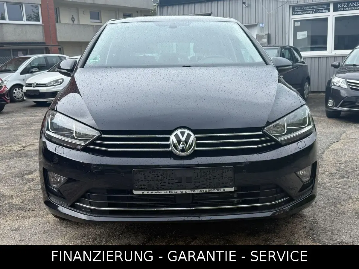 Gebraucht VW Golf Sportsvan Allstar 116 PS (85 kW) 2016 Schwarz Van / Kleinbus