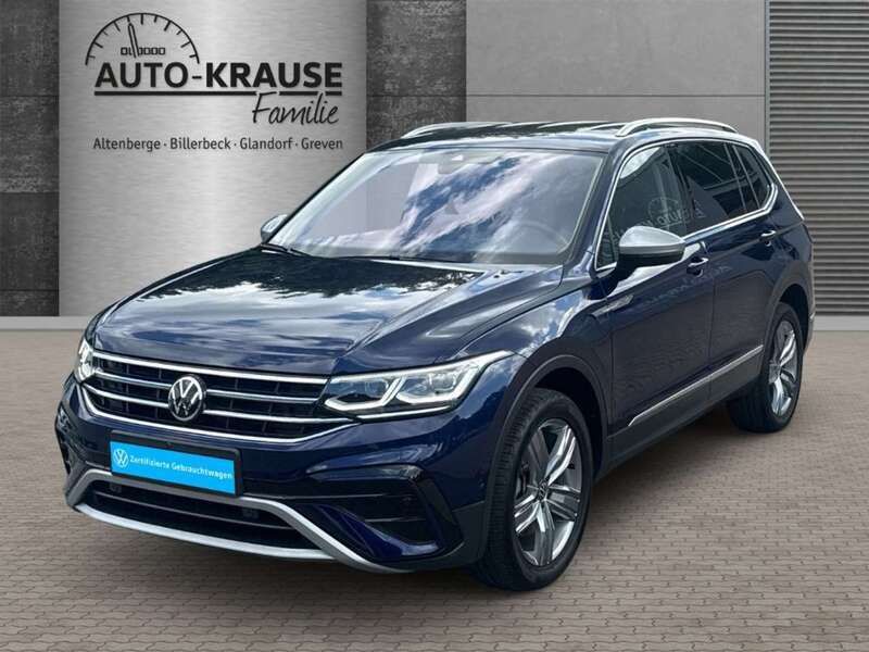 Atlantic blue Gebraucht 2024 VW Tiguan Allspace Elegance SUV | 42.875 € (Fairer Preis) - Bild 1/2
