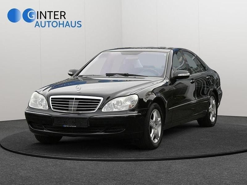 Obsidianschwarz Gebraucht 2005 Mercedes S500 Limousine | 18.990 € (Fairer Preis) - Bild 1/4