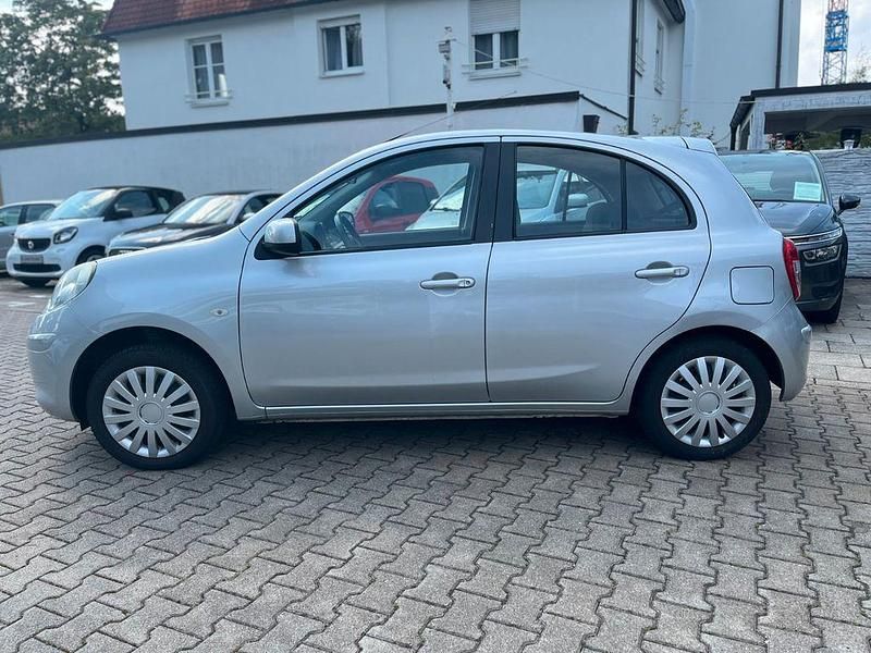 Gebraucht Nissan Micra Acenta 80 PS (58 kW) 2012 Silber Kleinwagen