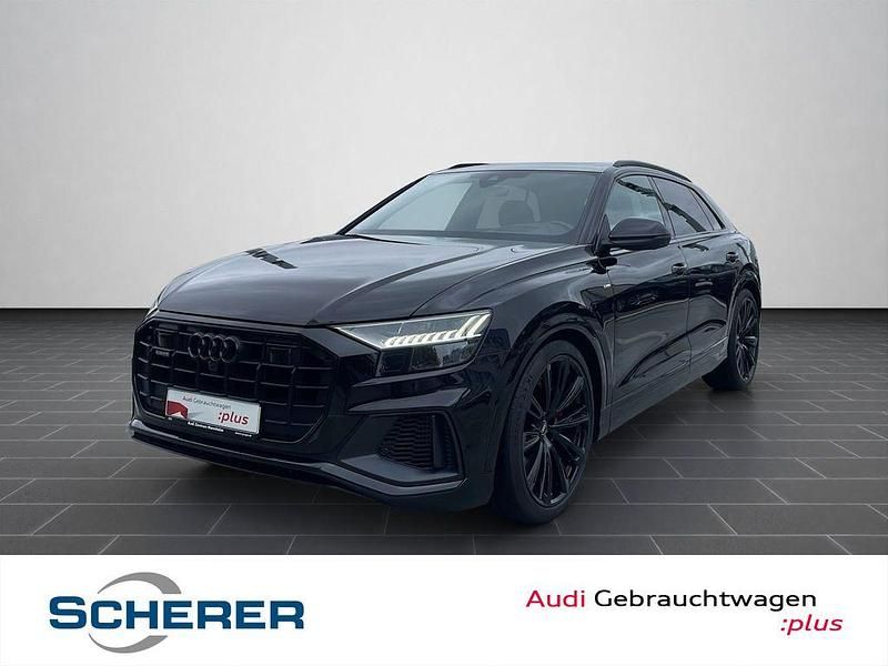 Mythosschwarz metallic Gebraucht 2021 Audi Q8 Sport SUV | 60.900 € (Fairer Preis) - Bild 1/4