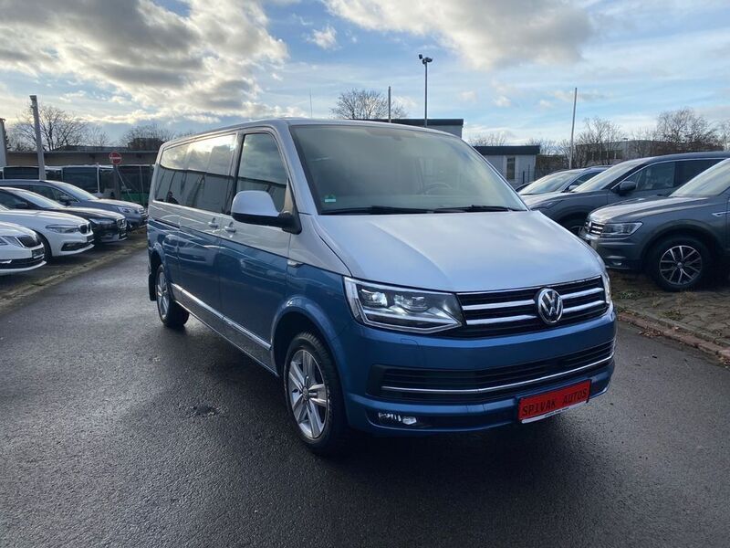 Blau Gebraucht 2018 VW T6 Highline Van | 28.999 € (Teuer) - Bild 1/4