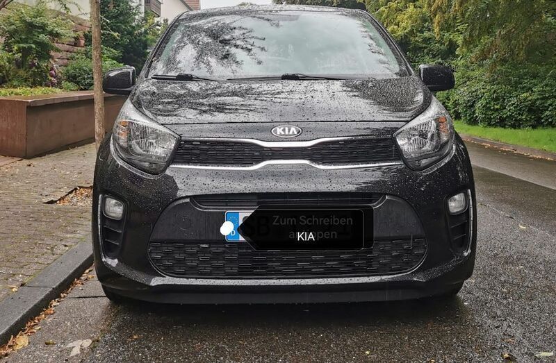 Schwarz Gebraucht 2019 Kia Picanto DREAM-TEAM Edition Kleinwagen | 9.999 € (Fairer Preis) - Bild 1/4