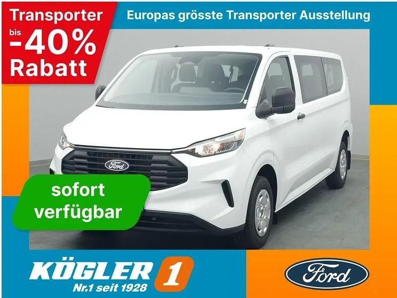 Weiss Neu 2025 Ford Transit Custom Trend Kombi | 48.165 € (Teuer) - Bild 1/4