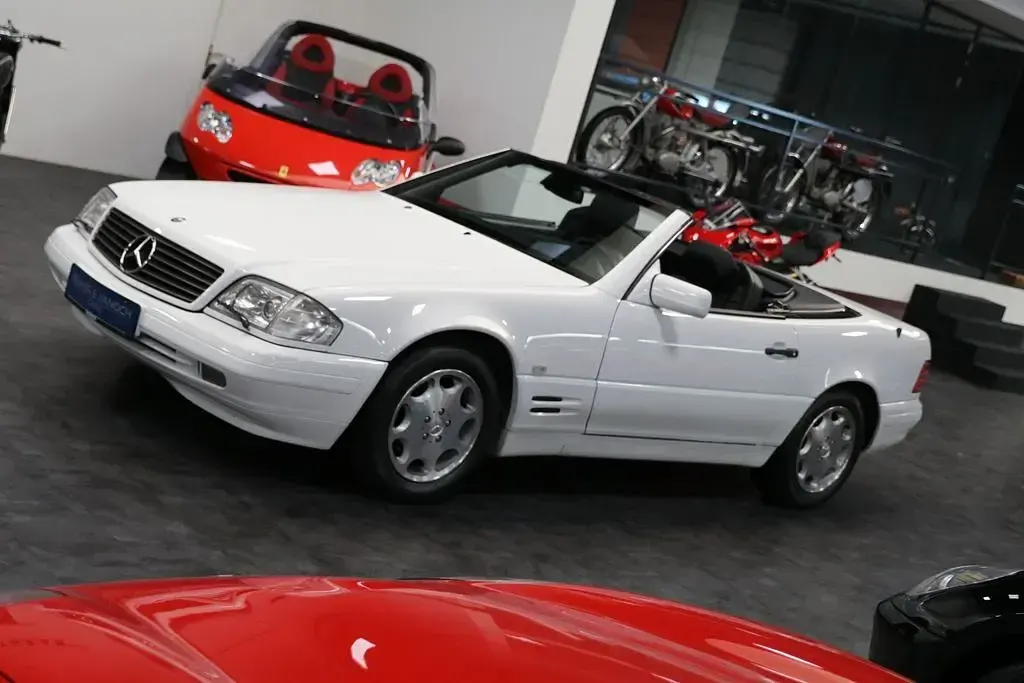 Gebraucht Mercedes SL320 231 PS (169 kW) 1998 Weiß Cabrio
