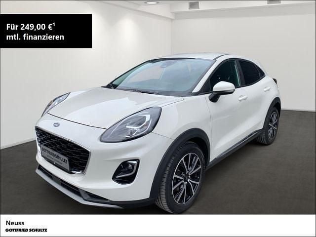 Metropolisweiß metallic Gebraucht 2020 Ford Puma Titanium SUV | 15.500 € (Guter Preis) - Bild 1/4