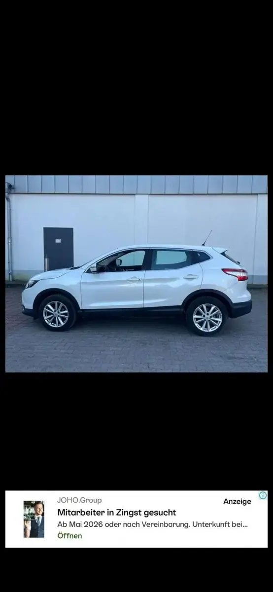 Gebraucht Nissan Qashqai Acenta 116 PS (85 kW) 2017 Weiß SUV